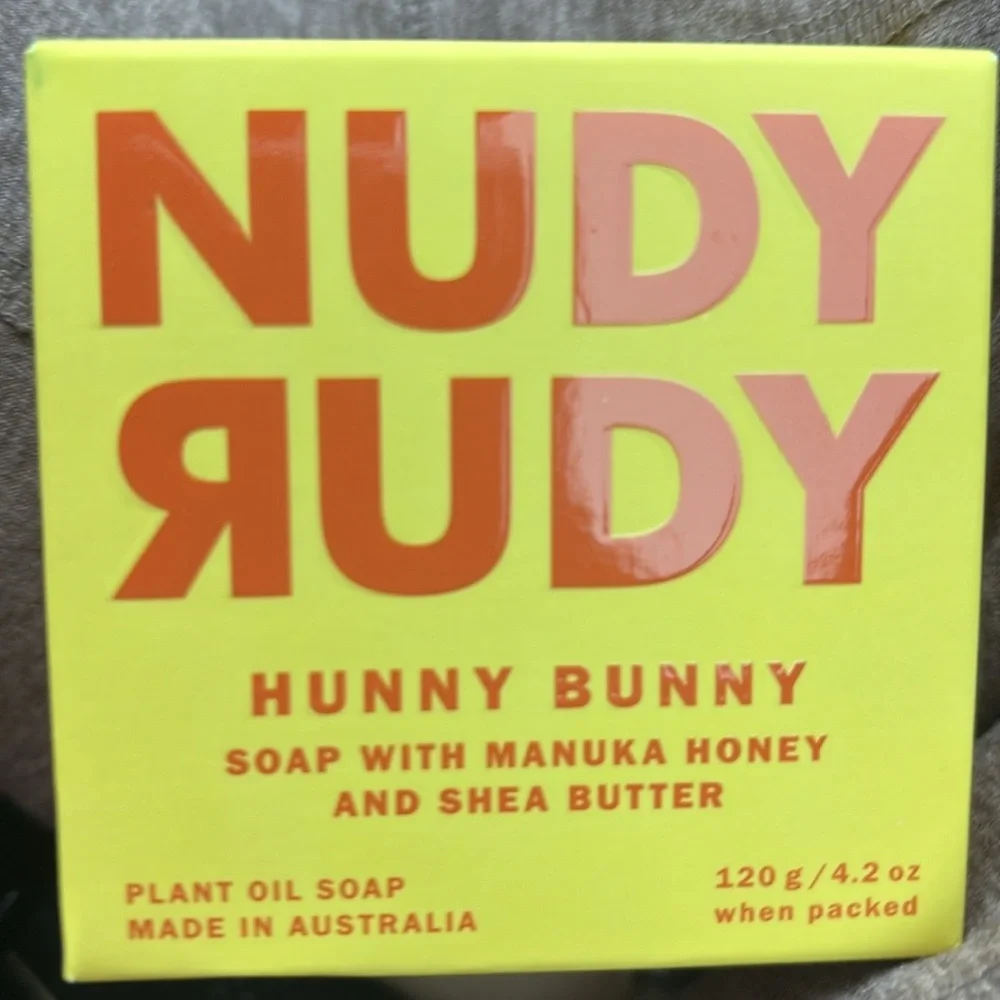 Rudy Nudy | Hunny Bunny Soap With Manuka Honey & Shea Butter | Plant Based NWT